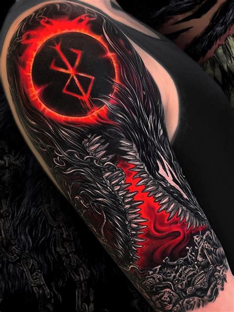 Berserk (manga) hand tattoo | tattoos by stevie garza. Ramón on in 2020 | Cool tattoos, Tattoos for guys, Viking ...