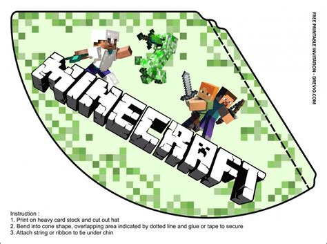 Free camping printables and activities. (FREE PRINTABLE) - Minecraft Birthday Party Kits Templates | Download Hundreds FREE PRINTABLE ...