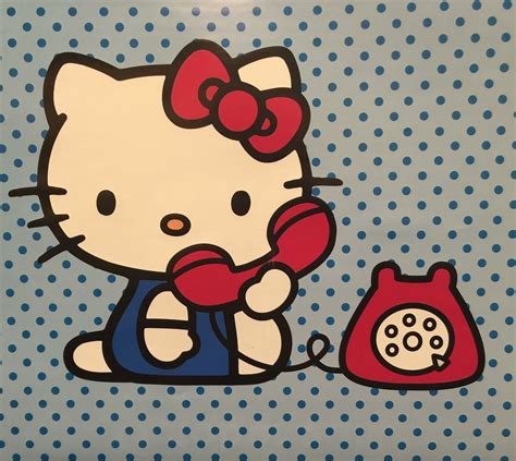 Hello Kitty Using A Phone Hello Kitty Items Hello Kitty Kitty