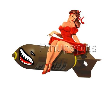 Pinup Girl Wwii Bomber Nose Art Guitar Decal On White Reverb