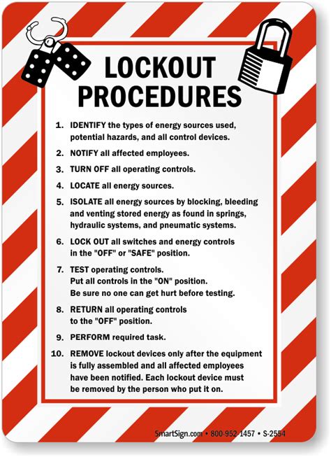 Lockout Procedure Template