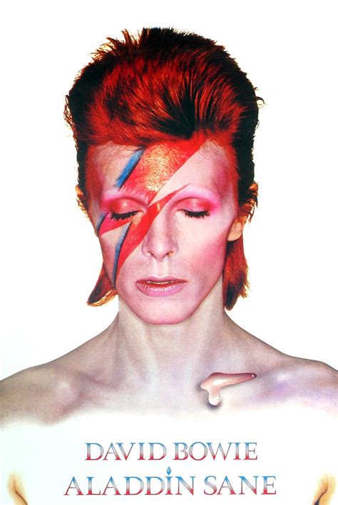 David Bowie Aladdin Sane Album Cover Art 1973 Poster Buy Online At