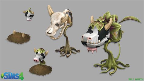 The Sims 4 Cowplant By Deadxiii On Deviantart