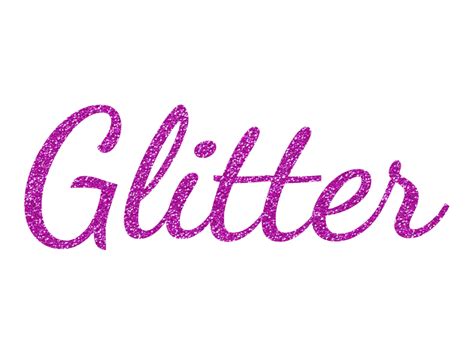 Glitter Text Effect · Inkpx
