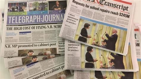 Irving Owned New Brunswick Newspapers To Be Sold To Postmedia Cbc News