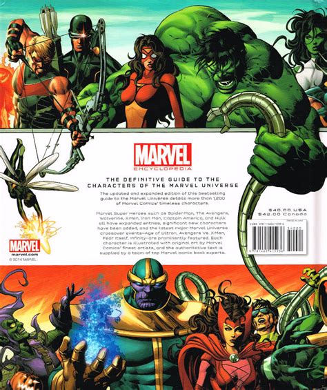 Marvel Encyclopedia Dk Revised 2014 In Comics And Books