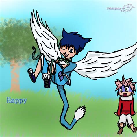 Gijinka Happy From Fairy Tail By Chibiclem On Deviantart