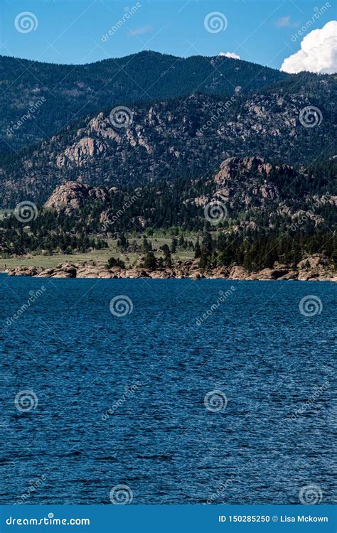 Eleven Mile Lake Reservoir State Park Colorado Landscapes Stock Photo