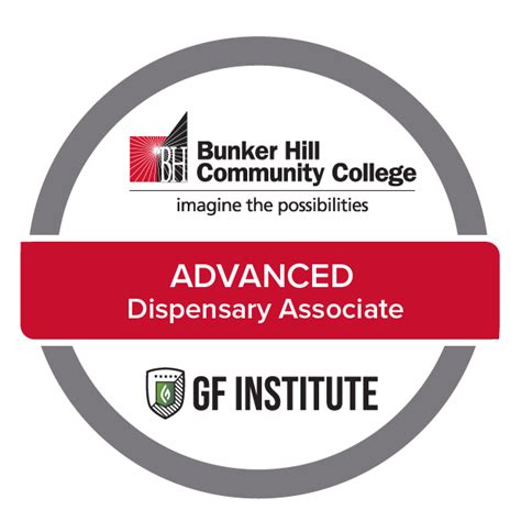 bunker hill community college advanced dispensary associate certificate credly