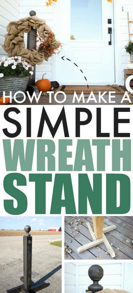 Diy Wreath Stand The Creek Line House