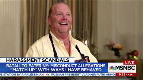 Mario Batali Lampooned For Including Recipe In Sexual Misconduct Apology Nbc News