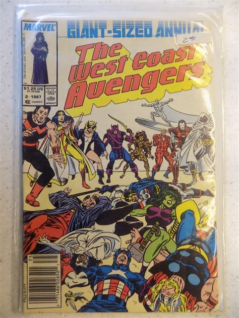 West Coast Avengers Annual 2 Comic Books Copper Age Marvel