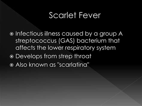 Ppt Scarlet Fever Powerpoint Presentation Free Download Id2044345
