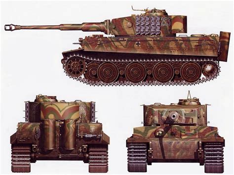 Pzkpfw Vi Tiger I № 233schwere Panzer Abteilung 510 Lithuania July