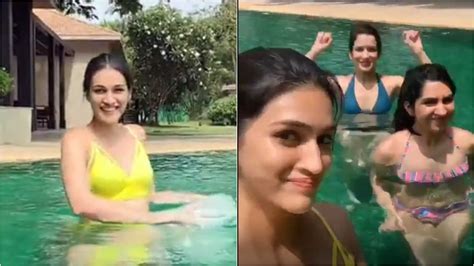 Kriti Sanon Is Making Waves In Bikini Pictures Indscoop Hot Sex Picture