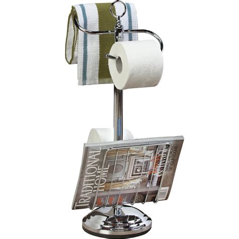 Allied brass accessories rwm 5 standing toilet tissue holder satin brass.you don't need to go out just like you can buy from home. Better Living Products The Toilet Caddy Free Standing ...
