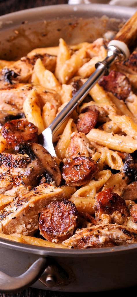 Sprinkle with your favorite cajun or creole seasoning. Creamy Cajun Chicken Pasta with Smoked Sausage is a ...