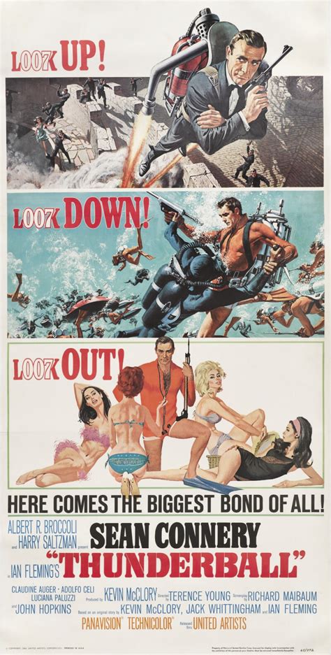 Thunderball 1965 Poster Us Original Film Posters Online