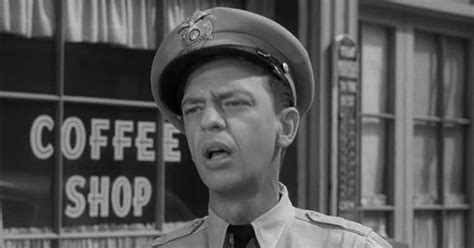 how similar were don knotts and his character barney fife