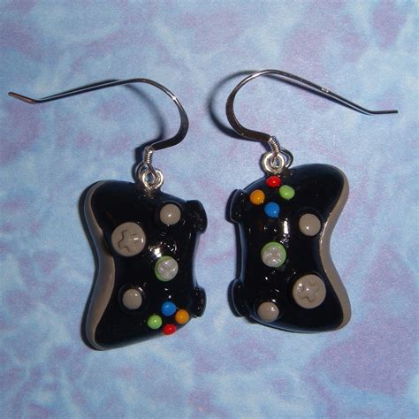 Xbox 360 Controller Earrings Pick Any Color White Black