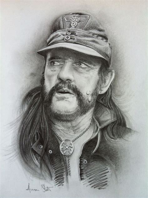 Pencil Drawing Of Lemmy Kilmister Lemmy Kilmister Lemmy Musician Art