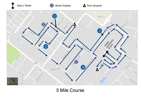 5 Mile Race Map Cropped Manna On Main Street