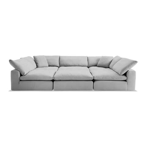 Cloud Classic Modular Customizable Corner Sofa Feather Down Banana Home