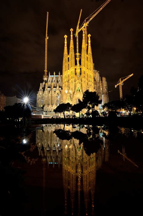 Sagrada Familia At Night