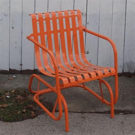 Brighten your living space & explore stylish comfortable gliders chairs & ottomans glider rocking chair: Vintage Orange Glider Chair $325; Los Angeles | Outdoor ...