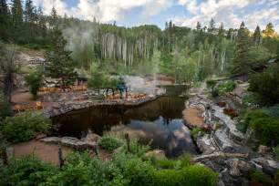 Strawberry Hot Springs Floating In Colorado