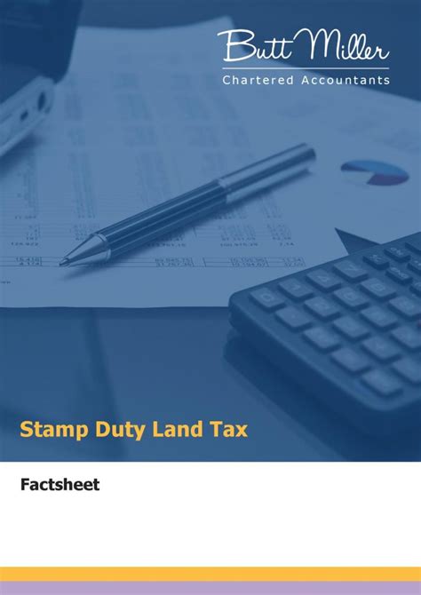 Stamp Duty Land Tax Factsheet