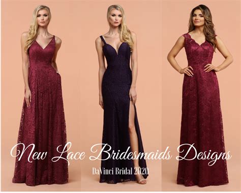 Satin And Silk Bridesmaids Dresses For 2020 Davinci Bridal