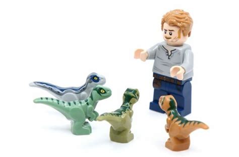 Lego Jurassic World Velociraptor Raptor Dinosaur Delta Mini Figure From