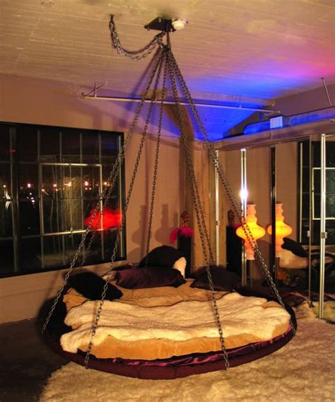 Amaze Pics And Vids Floating Round Hanging Bed