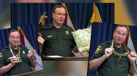 Sheriff Proudly Wears Gold Chain Seized From Drug Bust Newsonyx