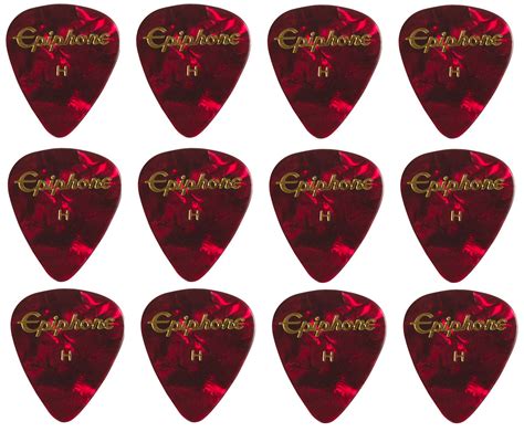 Epiphone Celluloid Guitar Picks 12 Pack American Musical Supply