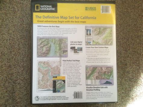 National Geographic California 2700 Seamless Usgs Topographic Maps