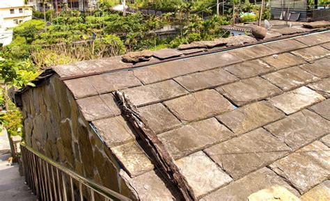 The Slate Roof Of Traditional House Stock Image Image Of Building