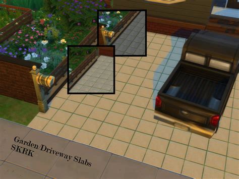 The Sims Resource Gardendriveway Slabs