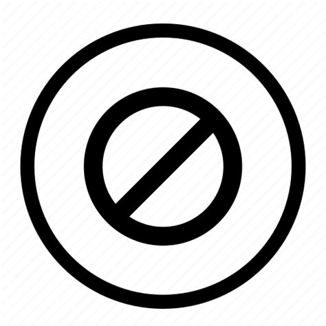 Caution, forbid, prohibit, stop, trespass icon