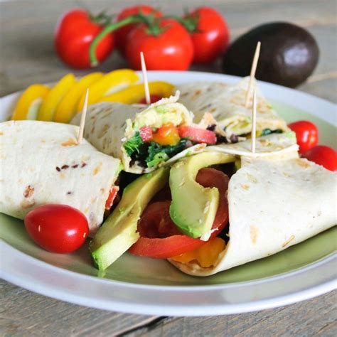 Recept Vegetarische wraps