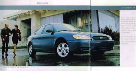 2004 Ford Taurus Brochure Catalog Wcolor Chartlxsesesselstation