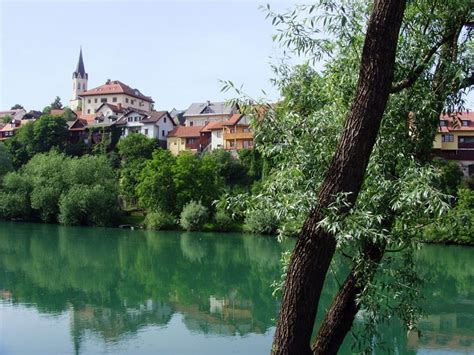 Novo Mesto Slovenia Krka River Novo Mesto Slovenia Travel Slovenia