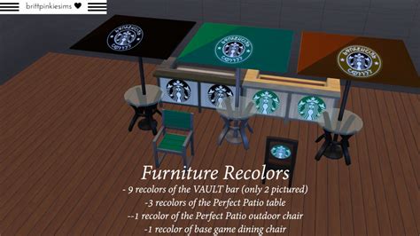My Sims 4 Blog Starbucks Set In Simlish By Brittpinkiesims