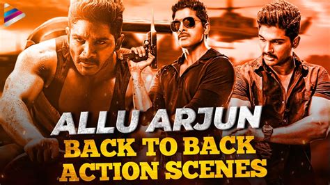 Allu Arjun Back To Back Best Action Scenes South Indian Hindi Dubbed