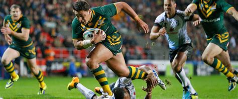 A rugby league football team consists of thirteen players on the field with four substitutes on the bench each of the thirteen players is assigned a positio. Rugby League Strategy, Rules and How to Play