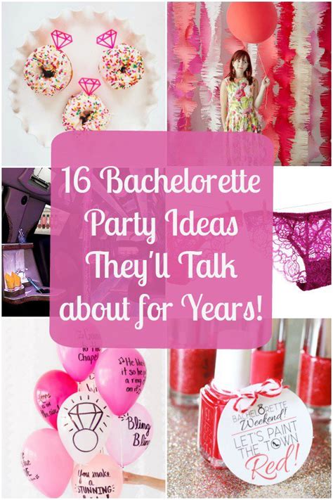 16 Bachelorette Party Ideas Theyll Talk About For Years How Does She