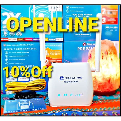 Openline Globehome Prepaid Wifi Shopee Philippines