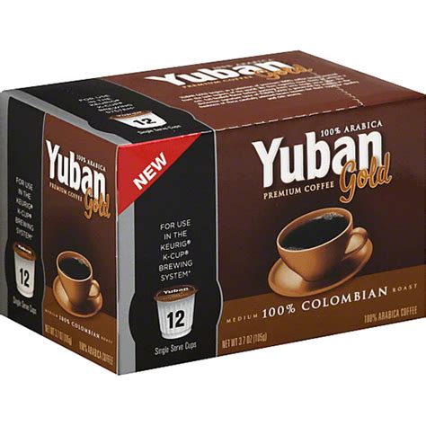 Yuban Gold 100 Colombian Coffee K Cup 12 Count Single Serve K Cups