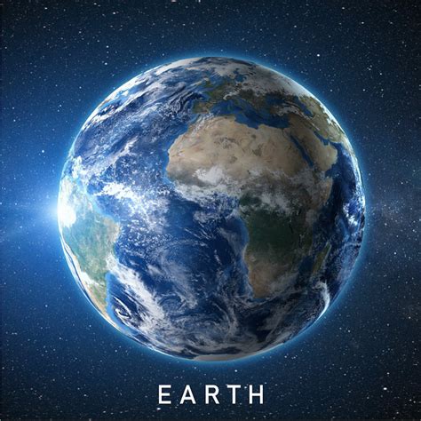 Allernieuwstenl Canvas Onze Planeet Aarde Vanuit De Ruimte 40x60cm